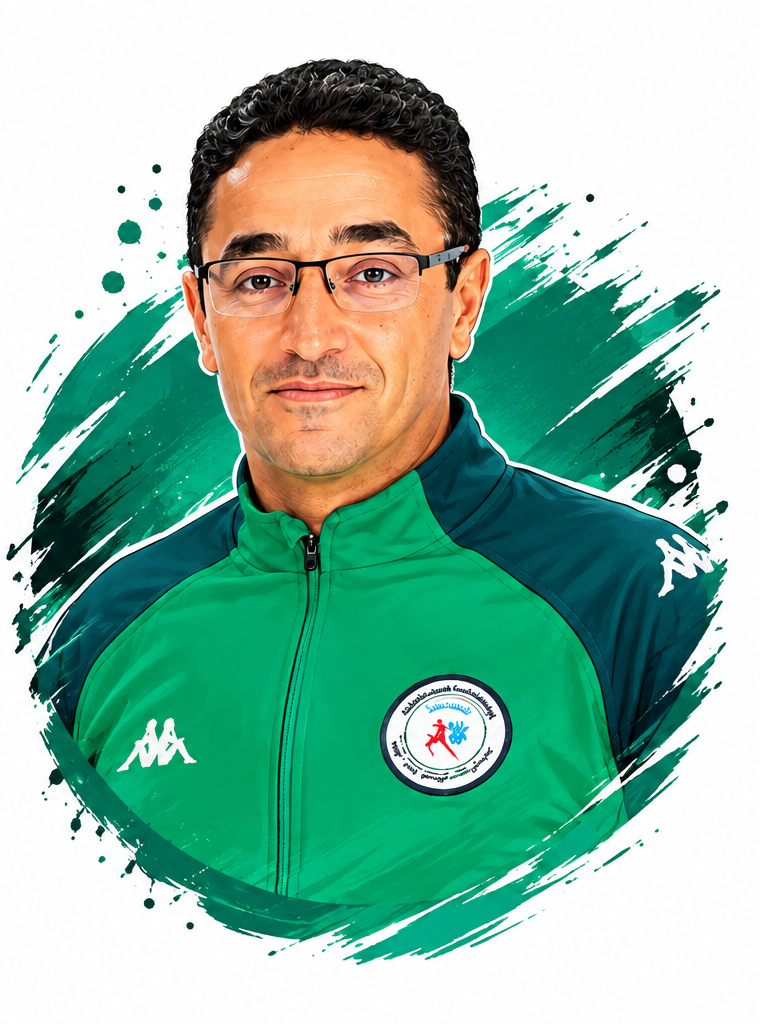 Portrait de Hamid Gardoul, entraîneur de l'ASEK